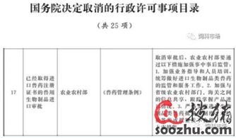 飼料添加劑預混合飼料 混合型飼料添加劑產品批準文號核發取消審批后改為備案了
